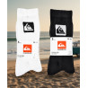 Quiksilver Chaussettes Homme Crew – Pack Lot 6 Paires Sport Cushioned