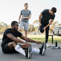 Quiksilver Chaussettes Homme Crew – Pack Lot 6 Paires Sport Cushioned