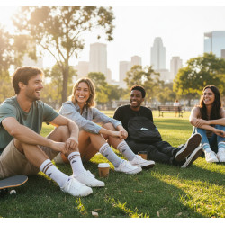 Quiksilver Tennis Crew Homme – Regular Soft Cotton Lifestyle