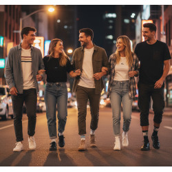 Quiksilver Tennis Crew Homme – Regular Soft Cotton Lifestyle