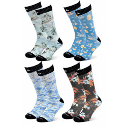 Quiksilver Pack de Chaussettes Homme Crew LONG Lifestyle