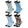 Quiksilver Pack de Chaussettes Homme Crew LONG Lifestyle