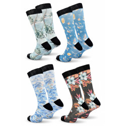 Quiksilver Pack de Chaussettes Homme Crew LONG Lifestyle