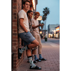 Quiksilver Pack de Chaussettes Homme Crew LONG Lifestyle