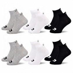 Quiksilver Pack de Chaussettes Homme QUARTER– Lot 6 Paires Sport