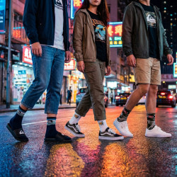 Quiksilver Pack de Chaussettes Homme QUARTER– Lot 6 Paires Sport