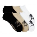 Chaussettes courtes Homme motifs Lot de 6 Longboard 