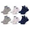 Quiksilver Pack de Chaussettes Enfant QUARTER – Lot 6 Paires Sport