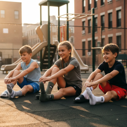Quiksilver Pack de Chaussettes Enfant QUARTER – Lot 6 Paires Sport
