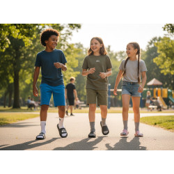 Quiksilver Pack de Chaussettes Enfant QUARTER – Lot 6 Paires Sport