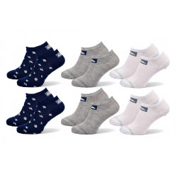 Quiksilver Pack de Chaussettes Enfant SNEAKER– Lot 6 Paires Sport