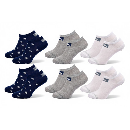 Quiksilver Pack de Chaussettes Enfant SNEAKER– Lot 6 Paires Sport