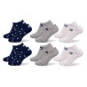 Quiksilver Pack de Chaussettes Enfant SNEAKER– Lot 6 Paires Sport