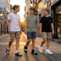 Quiksilver Pack de Chaussettes Enfant SNEAKER– Lot 6 Paires Sport