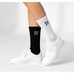 ROXY Lot Chaussettes Femme Crew – Pack 6 Paires Sport et Lifestyle