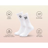ROXY Lot Chaussettes Femme Crew – Pack 6 Paires Sport et Lifestyle