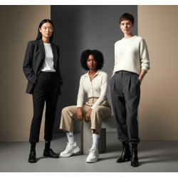 ROXY Lot Chaussettes Femme Crew – Pack 6 Paires Sport et Lifestyle