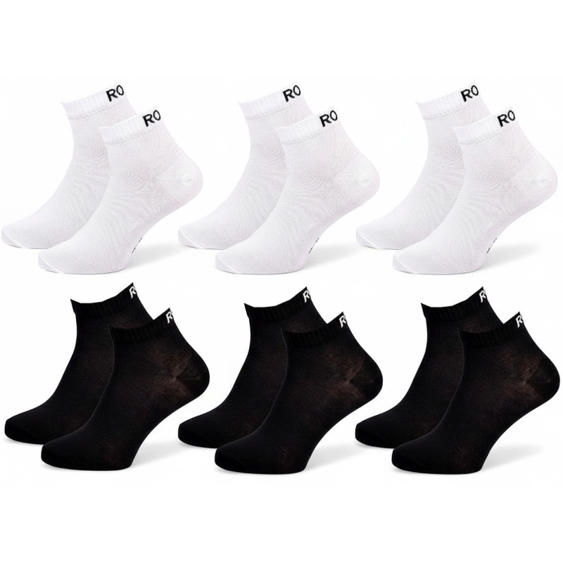 ROXY Lot Chaussettes Courtes Quarter – Pack de 6 Paires