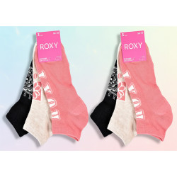 ROXY Lot Chaussettes Courtes Sneaker– Pack de 6 Paires