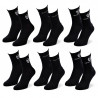 Sergio Tacchini Pack Chaussettes Courte Femme Quarter –  Lot de 6