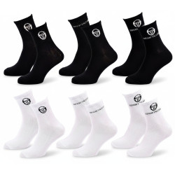 Sergio Tacchini Pack Chaussettes Courte Femme Quarter –  Lot de 6