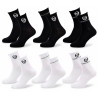 Sergio Tacchini Pack Chaussettes Courte Femme Quarter –  Lot de 6