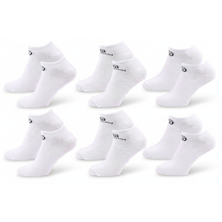 Sergio Tacchini Pack de Chaussettes courtes Femme Sport SNEAKER – Lot de 6 Paires