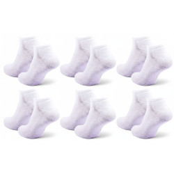 Sergio Tacchini Pack de Chaussettes courtes Femme Sport SNEAKER – Lot de 6 Paires