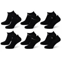 Sergio Tacchini Pack de Chaussettes courtes Femme Sport SNEAKER – Lot de 6 Paires