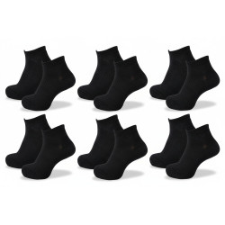 Sergio Tacchini Pack de Chaussettes courtes Femme Sport SNEAKER – Lot de 6 Paires