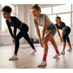 Sergio Tacchini Pack Chaussettes courtes Fille Quarter – Lot de 6