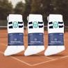 Sergio Tacchini Pack de Chaussettes enfant Tennis Crew – Lot de 9 Paires