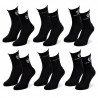 Sergio Tacchini Pack Chaussettes Courte Femme Quarter –  Lot de 6