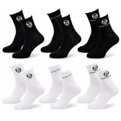 Sergio Tacchini Pack Chaussettes Courte Femme Quarter –  Lot de 6
