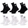 Sergio Tacchini Pack Chaussettes Courte Femme Quarter –  Lot de 6
