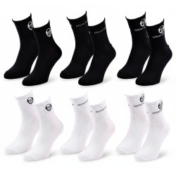 Sergio Tacchini Pack Chaussettes Courte Femme Quarter –  Lot de 6