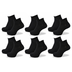 Sergio Tacchini Pack de Chaussettes courtes Femme Sport SNEAKER – Lot de 6 Paires