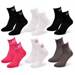 Sergio Tacchini Pack Chaussettes courtes Fille Quarter – Lot de 6