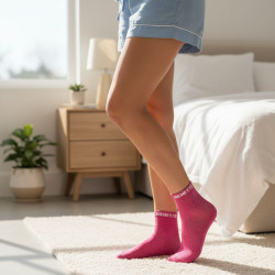 OZABI Chaussettes Femmes a Paillettes Soquettes avec Messages Humoristiques Pack de Chaussettes Mode Brillantes