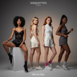 OZABI Chaussettes Femmes a Paillettes Soquettes avec Messages Humoristiques Pack de Chaussettes Mode Brillantes