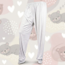 Pyjama Long Femme Coton Confort – Ensemble Pyjama Haut Manches Longues Col Rond 3 Boutons