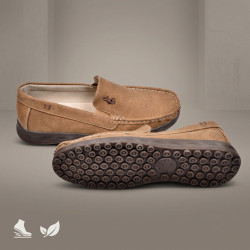 Mocassins Homme Été Slip-On Confort – Chaussures Décontractées Légères en Cuir Synthétique Respirant – Semelle EVA Antidérapante