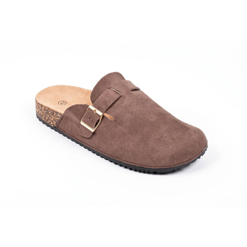 Mules Sabots Homme Confort Été – Chaussures Fermées Ergonomiques en Cuir Synthétique Nubuck – Semelle Antidérapante et Amortissa