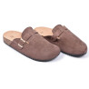 Mules Sabots Homme Confort Été – Chaussures Fermées Ergonomiques en Cuir Synthétique Nubuck – Semelle Antidérapante et Amortissa