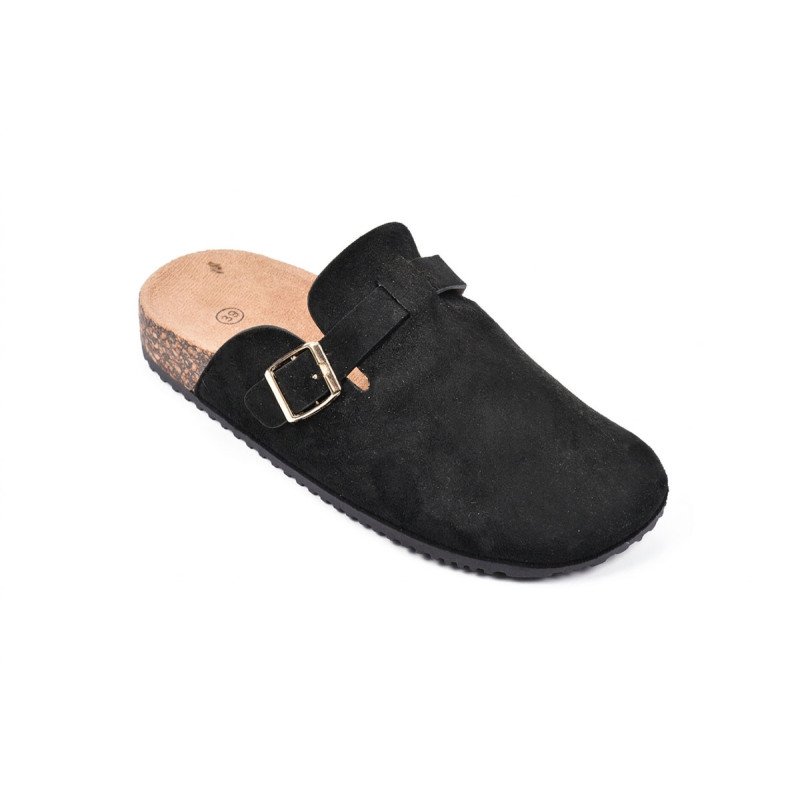 Sabots femme mules confort boucle ajustable semelle anatomique liège