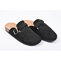 Sabots femme mules confort boucle ajustable semelle anatomique liège