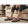 Pantoufles Homme Mule Charentaise Ozabi Chaussons Ouverts Confortables Chauds Semelle Antiderapante