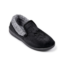 Pantoufles Femme Charentaises Velours Chaudes Antidérapantes – Chaussons Intérieur Doublure Fourrée Confort Cocooning