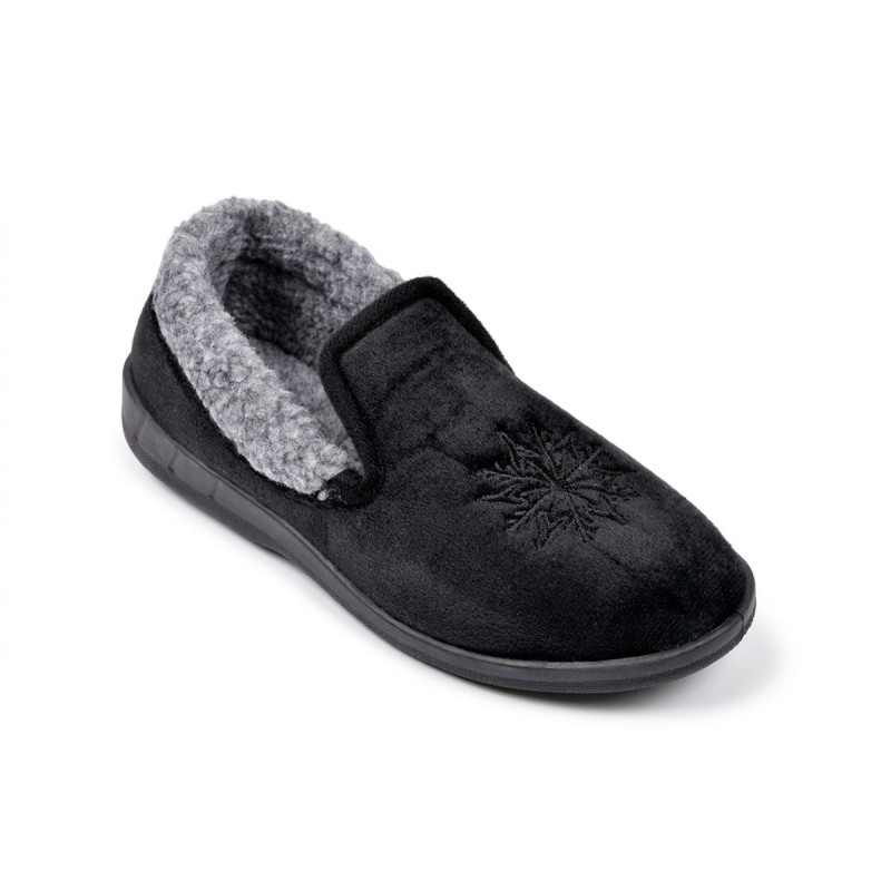 Pantoufles Femme Charentaises Velours Chaudes Antidérapantes – Chaussons Intérieur Doublure Fourrée Confort Cocooning