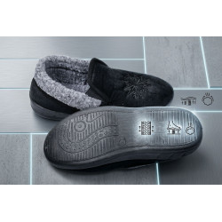 Pantoufles Femme Charentaises Velours Chaudes Antidérapantes – Chaussons Intérieur Doublure Fourrée Confort Cocooning